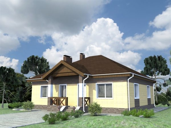 16. Проект дома B-026 Екстерьер Проект дома B-026 - фото 16