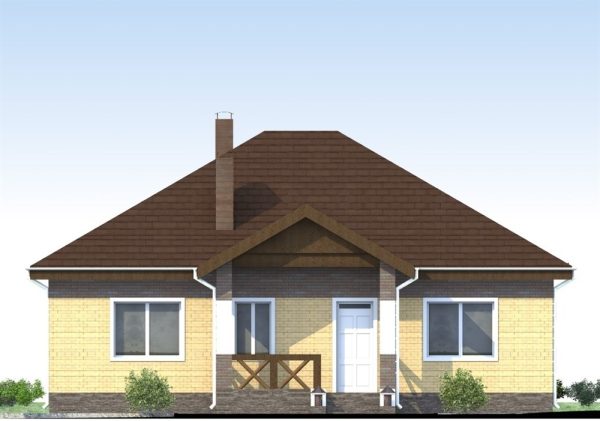 18. Проект дома B-026 Екстерьер Проект дома B-026 - фото 18