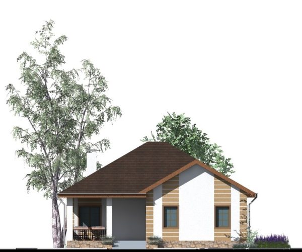 6. Проект дома B-027 Екстерьер Проект дома B-027 - фото 6