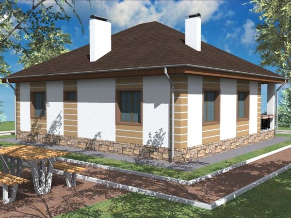 9. Проект дома B-027 Екстерьер Проект дома B-027 - фото 9