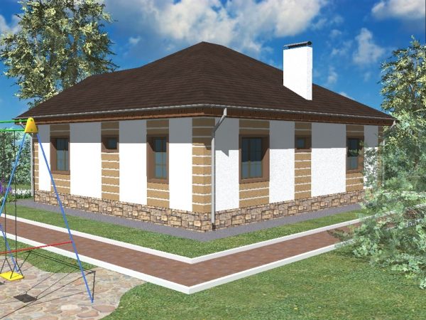 10. Проект дома B-027 Екстерьер Проект дома B-027 - фото 10