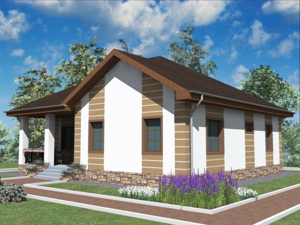 13. Проект дома B-027 Екстерьер Проект дома B-027 - фото 13