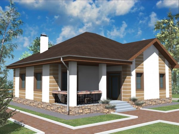 14. Проект дома B-027 Екстерьер Проект дома B-027 - фото 14