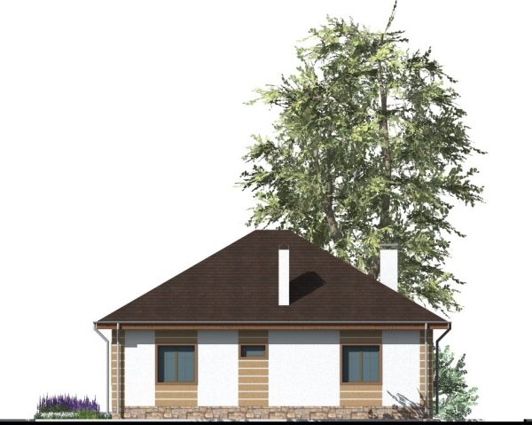 20. Проект дома B-027 Екстерьер Проект дома B-027 - фото 20