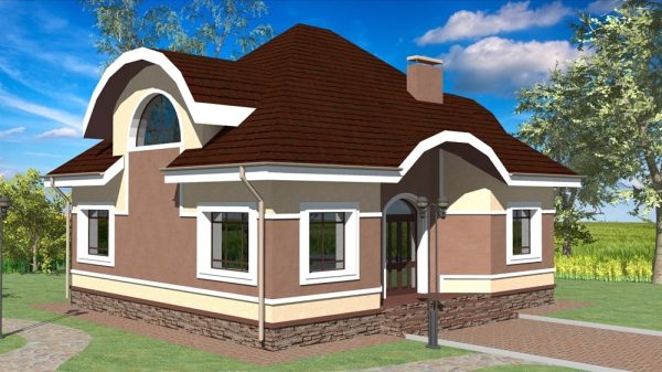 4. Проект дома B-028 Екстерьер Проект дома B-028 - фото 4