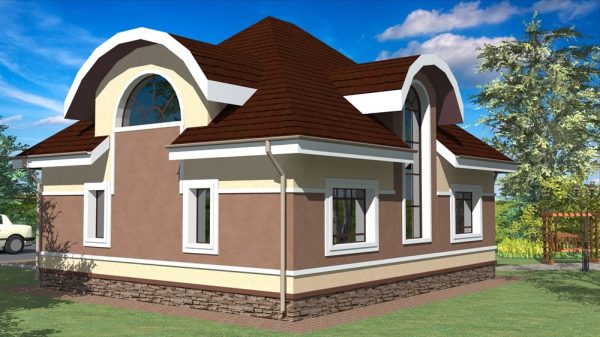 7. Проект дома B-028 Екстерьер Проект дома B-028 - фото 7