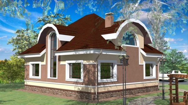 9. Проект дома B-028 Екстерьер Проект дома B-028 - фото 9