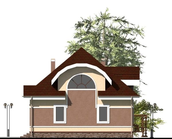 10. Проект дома B-028 Екстерьер Проект дома B-028 - фото 10