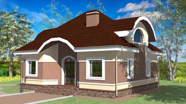 17. Проект дома B-028 Екстерьер Проект дома B-028 - фото 17