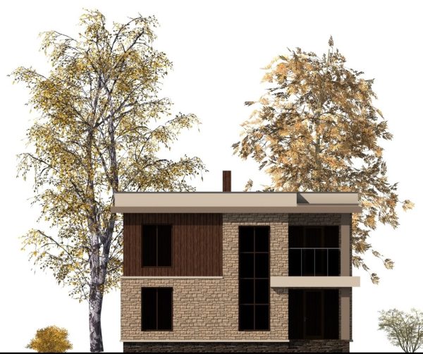 6. Проект дома B-029 Екстерьер Проект дома B-029 - фото 6