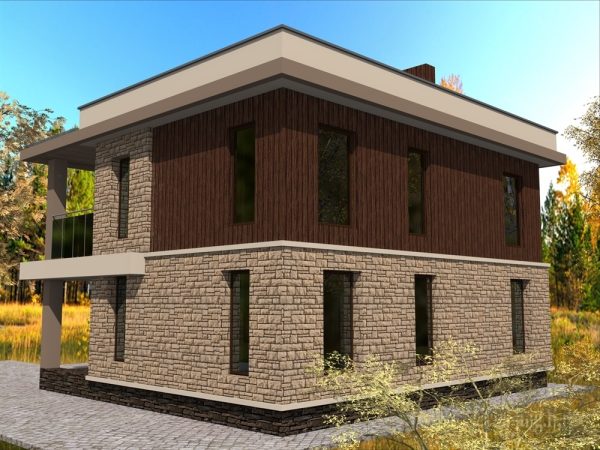 8. Проект дома B-029 Екстерьер Проект дома B-029 - фото 8