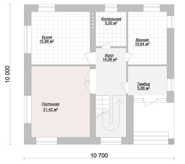 10. Проект дома B-029 Екстерьер Проект дома B-029 - фото 10
