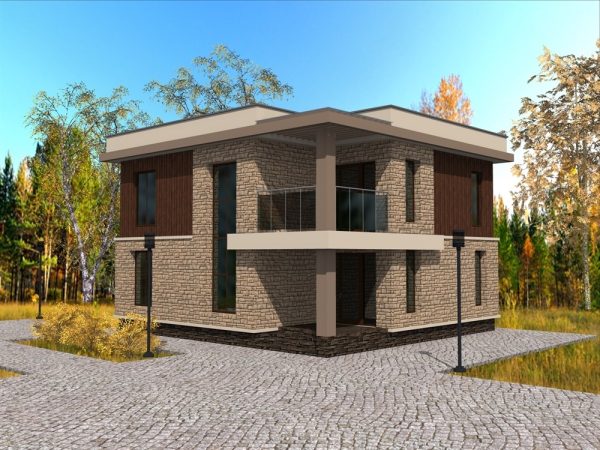 11. Проект дома B-029 Екстерьер Проект дома B-029 - фото 11