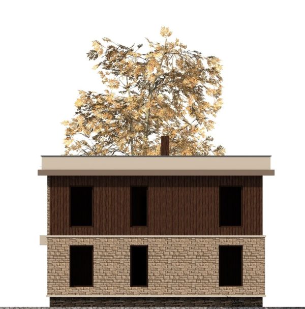 13. Проект дома B-029 Екстерьер Проект дома B-029 - фото 13