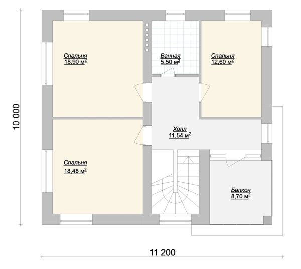 14. Проект дома B-029 Екстерьер Проект дома B-029 - фото 14