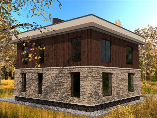 18. Проект дома B-029 Екстерьер Проект дома B-029 - фото 18