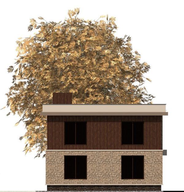 22. Проект дома B-029 Екстерьер Проект дома B-029 - фото 22