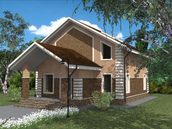 4. Проект дома B-030 Екстерьер Проект дома B-030 - фото 4