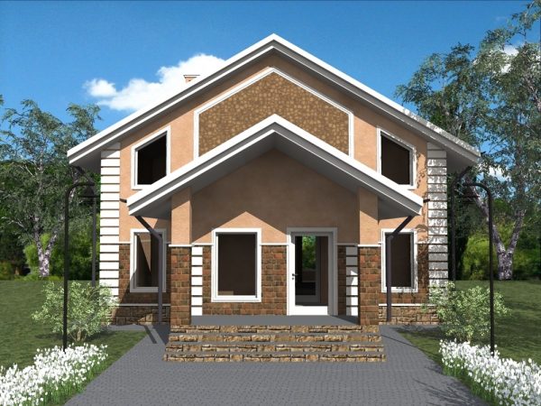 10. Проект дома B-030 Екстерьер Проект дома B-030 - фото 10