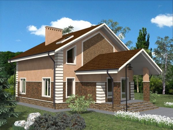 12. Проект дома B-030 Екстерьер Проект дома B-030 - фото 12