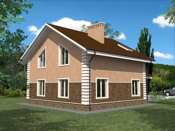 15. Проект дома B-030 Екстерьер Проект дома B-030 - фото 15