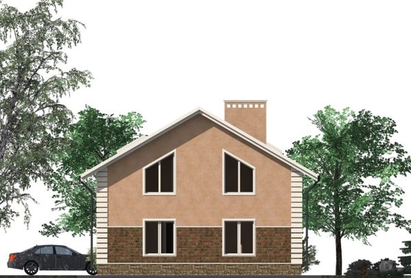 17. Проект дома B-030 Екстерьер Проект дома B-030 - фото 17