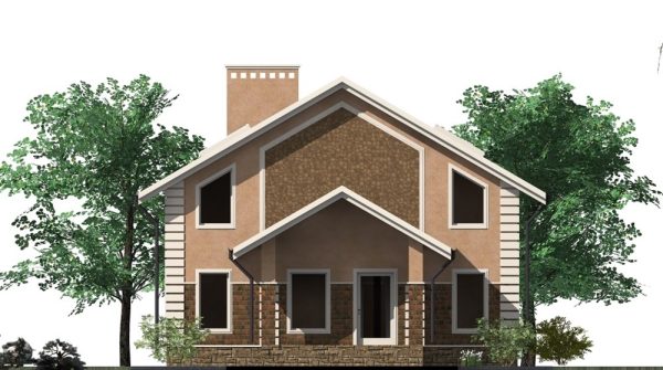 19. Проект дома B-030 Екстерьер Проект дома B-030 - фото 19