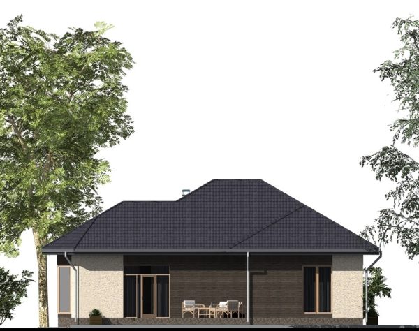 3. Проект дома B-031 Екстерьер Проект дома B-031 - фото 3