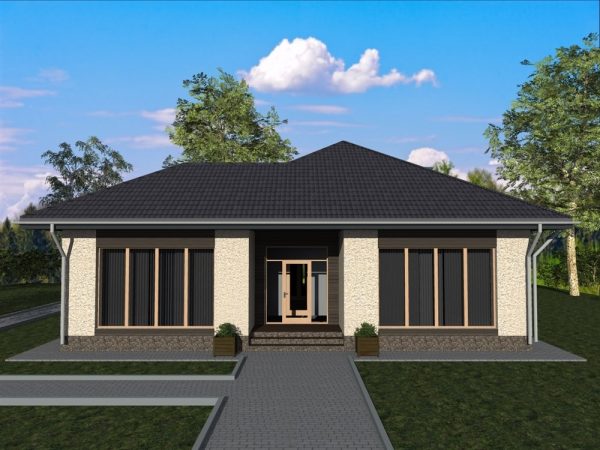 10. Проект дома B-031 Екстерьер Проект дома B-031 - фото 10