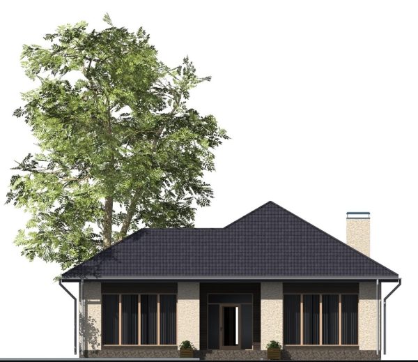14. Проект дома B-031 Екстерьер Проект дома B-031 - фото 14