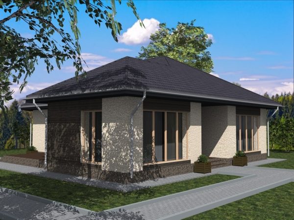 15. Проект дома B-031 Екстерьер Проект дома B-031 - фото 15