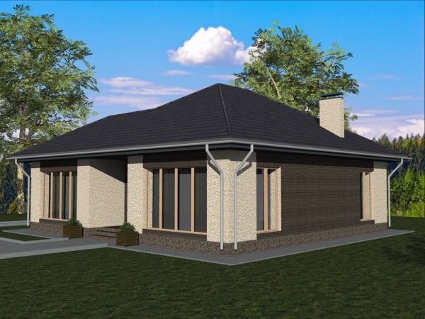 21. Проект дома B-031 Екстерьер Проект дома B-031 - фото 21