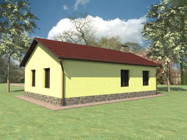 4. Проект дома B-032 Екстерьер Проект дома B-032 - фото 4