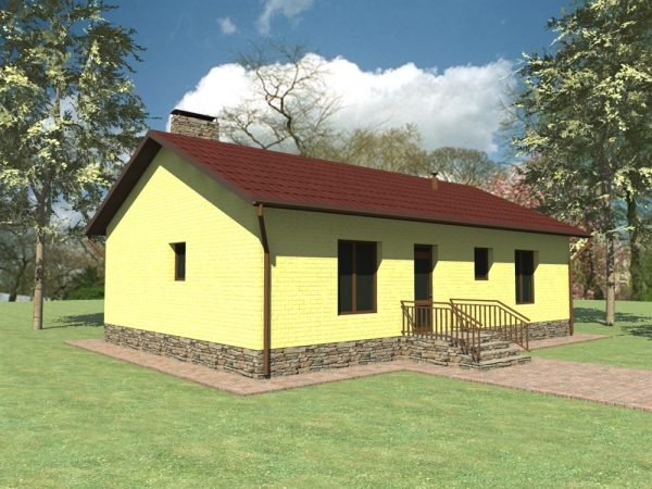 8. Проект дома B-032 Екстерьер Проект дома B-032 - фото 8