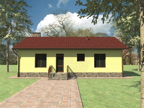 9. Проект дома B-032 Екстерьер Проект дома B-032 - фото 9