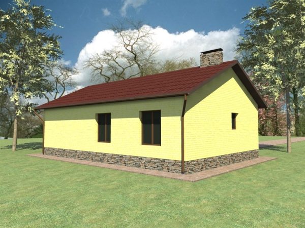 20. Проект дома B-032 Екстерьер Проект дома B-032 - фото 20