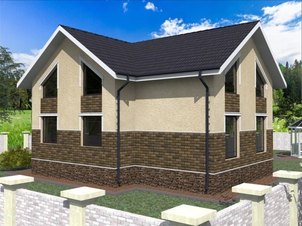 1. Проект дома B-035 Екстерьер Проект дома B-035 - фото 1