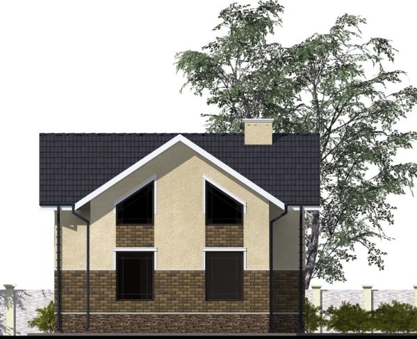 2. Проект дома B-035 Екстерьер Проект дома B-035 - фото 2