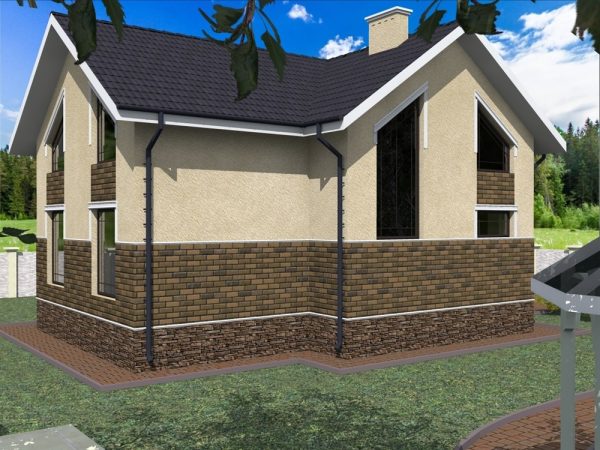 7. Проект дома B-035 Екстерьер Проект дома B-035 - фото 7