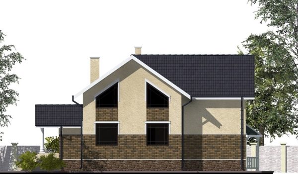 10. Проект дома B-035 Екстерьер Проект дома B-035 - фото 10