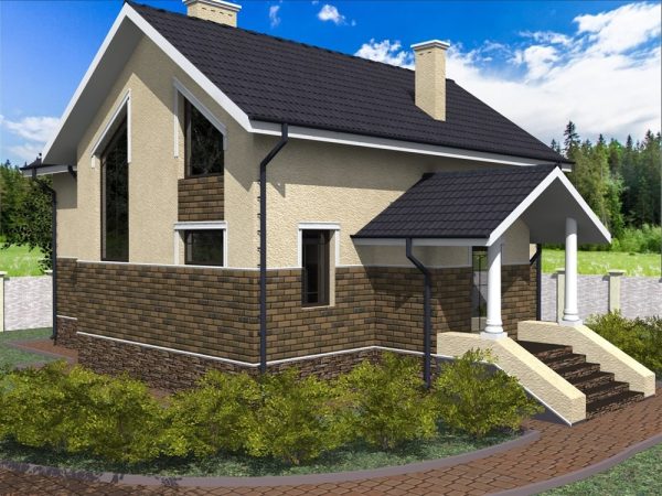 12. Проект дома B-035 Екстерьер Проект дома B-035 - фото 12