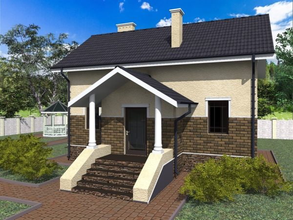 13. Проект дома B-035 Екстерьер Проект дома B-035 - фото 13