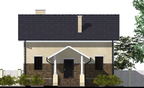 18. Проект дома B-035 Екстерьер Проект дома B-035 - фото 18