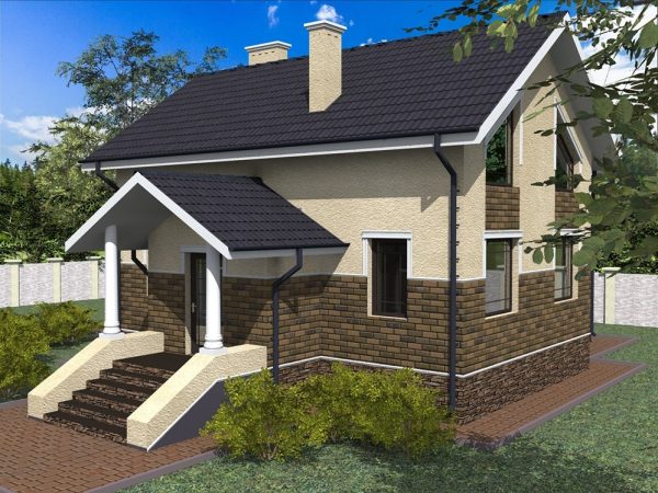 21. Проект дома B-035 Екстерьер Проект дома B-035 - фото 21