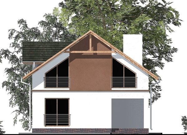 1. Проект дома B-037 Екстерьер Проект дома B-037 - фото 1