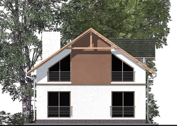 8. Проект дома B-037 Екстерьер Проект дома B-037 - фото 8