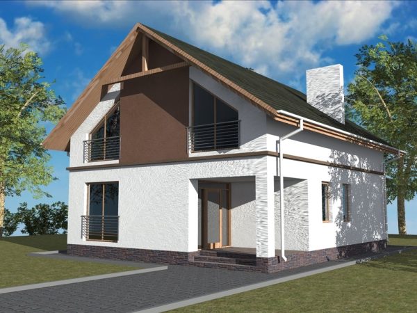 12. Проект дома B-037 Екстерьер Проект дома B-037 - фото 12