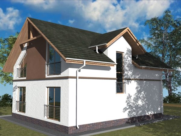 21. Проект дома B-037 Екстерьер Проект дома B-037 - фото 21