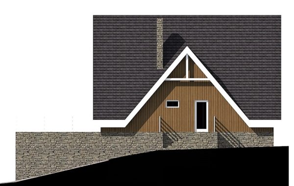 4. Проект дома B-039 Екстерьер Проект дома B-039 - фото 4