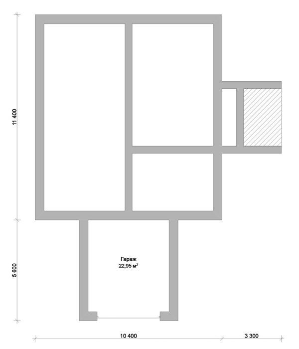 15. Проект дома B-039 Екстерьер Проект дома B-039 - фото 15